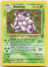 Nidoking Holo Rare Base Set 2 BS2 Grass 011/130 2000 MP picture