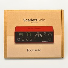 Focusrite Scarlett Solo 4th Gen USB Audio Music Recording Interface picture