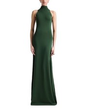 Altuzarra Neddie Turtleneck Knit Maxi Dress Dark Forest Size M NWT picture