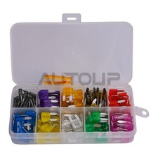 Auto Car Motorcycle SUV FUSES Kit APM ATM US 120pcs MINI Blade Fuse Assortment picture