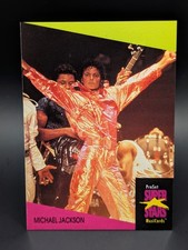 1991 ProSet Super Stars MusiCards Michael Jackson #68 King Of Pop picture