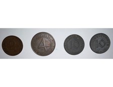 German Coins 1924 1932 1941 1942 pfennig historic picture