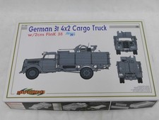 1/35 Cyber Hobby Opel German 3t 4x2 Cargo Truck & 2cm Flak 38 Plastic Model Kit picture