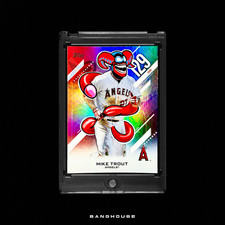 1/1 MIKE TROUT 🔥 2026 TOPPS REFRACTOR SSP 🔥 NEW PENINI: ONE OF ONE ART picture