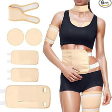 6PCS Castor Oil Pack Wrap Women Reusable Organic Cotton Pack Kit Promote Blood picture