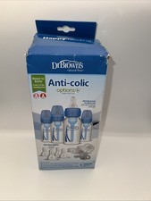 Dr. Brown's Anti-Colic Options+ 4oz Bottle Feeding Set  Slowest Flow Nipples picture