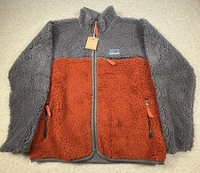 Patagonia Natural Blend Retro Cardigan M's XL W's 2XL Burnished Red Fleece NWT picture