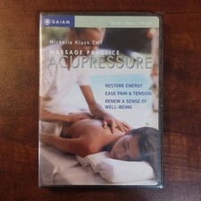 Massage Practice Acupressure DVD Michelle Kluck GAIAM - New and Sealed  picture