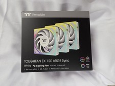 Thermaltake TOUGHFAN EX 120 ARGB Sync 120mm PWM Case Fan 3-Pack White MagForce 2 picture