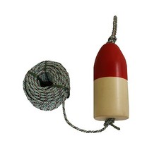 KUFA 100' leaded core rope & 11'' Red/White float combo FWL-100 picture