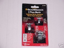 GearWrench 3pc Met Locking/Quick Release tool Adapter picture