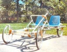 4 Wheel Bike Plans DIY Pedal Car Quad Cycle Rickshaw Pedicab Build Your Own CD  picture