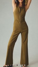NWOT Anthropologie The Naomi Workwear Jumpsuit by Maeve In Olive Size 4 picture