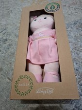 Amelia Toys Luna 12in Soft Fabric Rag Doll, Girl, Tan Hair, Unopened picture