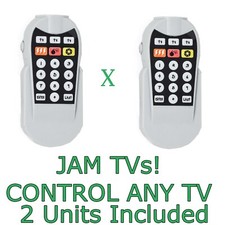 2 x Ninja Remote 2: Weaponized TV Jammer Prank Toy TV Gadget Toy tv be gone picture