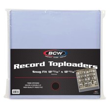 NEW (1 PC) BCW 12in (33 RPM) Record Album Toploaders- Snug Fit 11mm- Holder picture