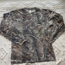 Vintage Eddie Bauer Realtree Camo Long Sleeve Pocket Tee picture