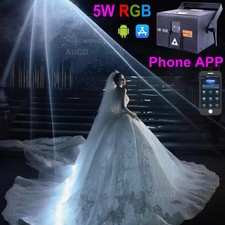 iOS Android Phone App 5W RGB iLDA DMX Animation DJ Stage Projector Laser Lights picture