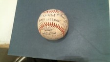 1950 AAGPBL Official Colleen Lassies and Springfield Sallies ball picture