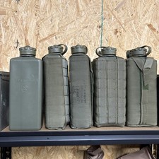  Vintage Israeli Defense Forces IDF Canteen & Cover 1000cc Singe  picture