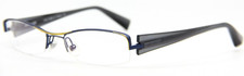 NEW RARE VINTAGE ALAIN MIKLI AL 0656 0034 BLUE EYEGLASSES AUTHENTIC FRAME 54-18 picture