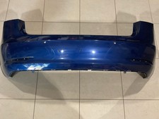 Rear Bumper Cover Blue 17-24 Tesla Model 3 CAPA picture