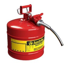 Justrite 7250120 Type Ii Safetycan, Steel, Red, Hoseod5/8In picture