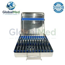 Lot Of 14 Codman Microdiscectomy Karlin Cervical Curettes Set With Tray picture