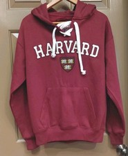 NEW Harvard University Hoodie Sz S Licensed Gear Bay State Apparel Sweatshirt picture