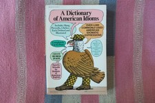 Vintage 1975 A Dictionary of American Idioms PB ~ Eagle With Plaid Cap And Pants picture