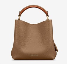 Maison de Sabre Mini Bucket Bag Sandstone Pebbled Leather Gold Hardware picture