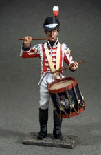 W. Britain British Royal Marine Drummer, 1805-16 #13091 picture