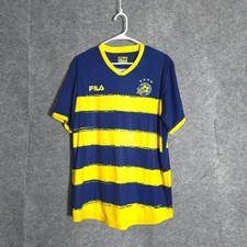 Fila Maccabi Tel Aviv Jersey Mens XL Blue Yellow Official 2020 2021 Soccer Shirt picture