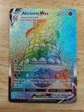 Alcremie Vmax 073/072 Shining Fates - NM Full Art Rainbow Rare Pokemon Card picture