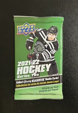Upper Deck NHL Hockey 2021-22 series 2 8 card pack Sealed Ice Hockey Cards picture