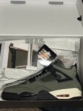 Jordan Undefeated x Air Jordan 4 Retro OG SP 2025 Olive/Black Orange 11 picture