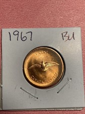 1967 Canada 1 Cent BU From Original BU Roll  picture