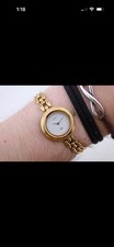 Vintage Gucci Rice Links  Change Bezel 1100-L Watch 6 Bangle Working 6.2”. 6 picture
