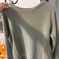 Sonoma-goods-for-life Women's Green and Grey Shirt picture