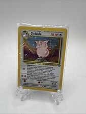 1999 Pokemon Jungle Clefable Holo #1/64 -- LP picture