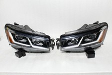2020 - 2023 VOLKSWAGEN ATLAS LEFT & RIGHT LED HEADLIGHT SET PAIR OEM NO DRL picture