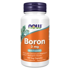 NOW FOODS Boron 3 mg 100 Veg Capsules picture