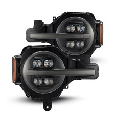 For 21-26 Ford Bronco Alpha Black Nova LED Projector Headlights Headlamps picture