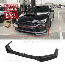 For Subaru WRX STI VA 2015-2017 MPX Style Gloss Black Front Bumper Lip Splitter picture