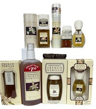 Complete 9 piece set  Dana /Parfums Parquets French Vanilla pl read below AS IS picture