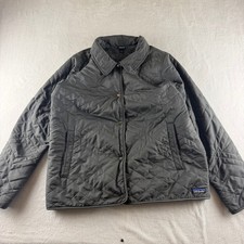 Patagonia Women's Quilted Los Gatos Jacket Fleece Lined Gray Large Winter picture