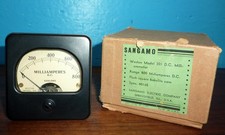 Weston 301 DC Milliammeter Panel Meter 0-800mA 3 x 3 1/8in Sangamo NOS/NIB picture