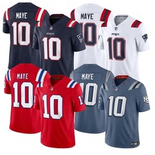 Men's Patriots #10 Drake Maye Collection Limited Stitched Jersey picture