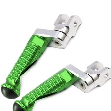 MPRO 1 inch Riser Green Front Foot Pegs For ER-6N 09 10 11 12 13 14 15 16 picture