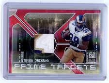 2007 Donruss Elite Prime Targets Steven Jackson Game Used Patch /50 Rare picture